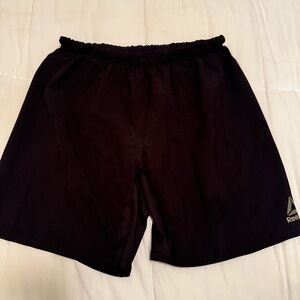 Reebok Shorts Men's Large Black  Activewear CrossFit Drawstring